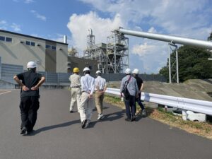 2025.8.1 岐阜県地域森林監理士研修の受講者のみなさまにご見学いただきました。